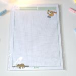 A4 Gridded Notepad B4