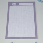 A4 Gridded Notepad B5